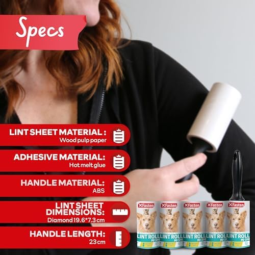 Pet Hair Lint Roller, 450 Sheets Furniture Lint Rollers - Image 2