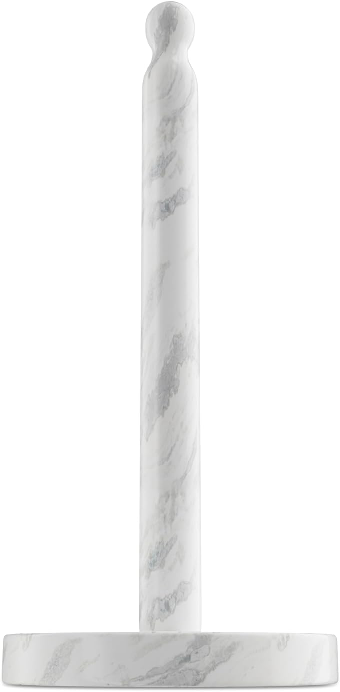 Koville Natural Marble Paper Towel Holder Countertop, by Koville