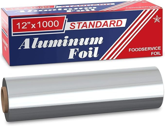 12"x1000 Standard Aluminum Foil Roll - Image 3