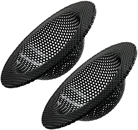 2Pack Black Kitchen Sink Drain Strainer by BERYLER