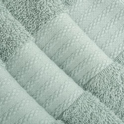 GLAMBURG Premium Cotton Oversized 2 Pack Bath Sheet 35x70-100% Pure Cotton - Image 2