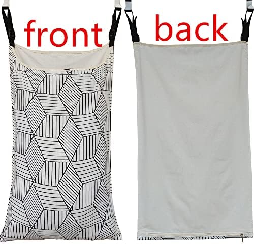 Adjustable Space Saving Door Hanging Laundry Hamper Bag - Image 2