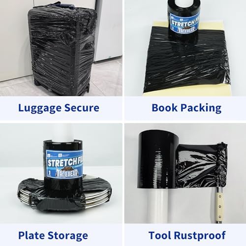 TAPEBEAR Black Stretch Wrap Film - Image 4