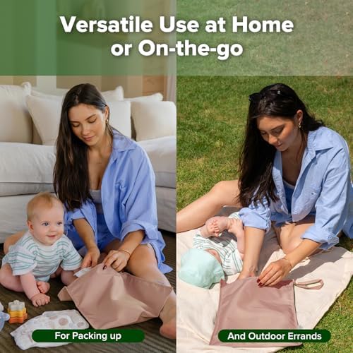 haakaa Wet Dry Bags for Baby, Water Resistant Wet Dry Bag - Image 4