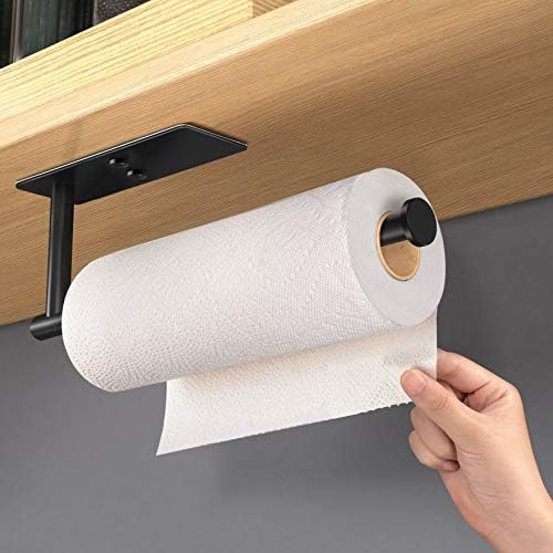 VAEHOLD Self Adhesive Paper Towel Holder Under Cabinet Mount, Wall Mount Paper - Image 2