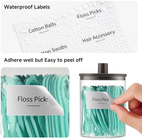 TIPGO Glass Qtip Holder Dispenser - Image 6