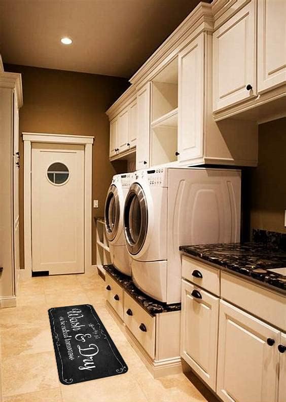 Laundry Room Long Mat Area Rug Non-Slip Floor Mat Waterproof Farmhouse Carpet - Image 4