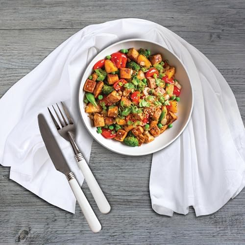 Urban Villa Flour Sack White Kitchen Towels 100% Cotton Highly Absorbent Dish - Image 2