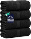 DAN RIVER 600 GSM Cotton Large Bath Towels Set of 4, 27 x 54 Inches by DanRiver