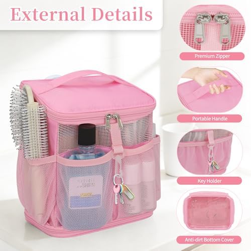 CUBETASTIC Shower Caddy Portable Mesh Shower Tote - Image 3