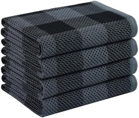 Mordimy 100% Cotton Waffle Weave Kitchen Towels, 20 x 28 Inches, Super Soft and by Mordimy