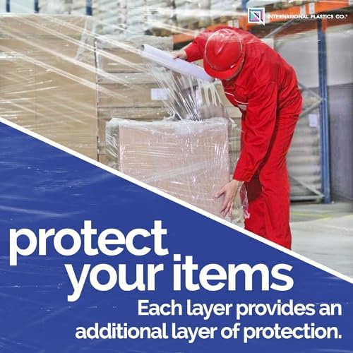 International Plastics Co. 4 Pack of 18'' Stretch Wrap - Image 5