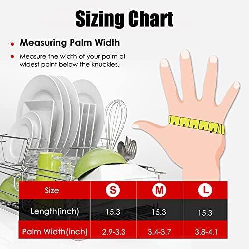 Rubber cleaning gloves 1 or 3 Pairs - Image 6