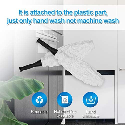 2 Pack Eyliden Twist Mop Microfiber Heads, - Image 7