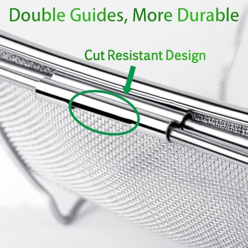 Tiawudi 6-Quart Large Over The Sink Colander, Heavy Duty 40% Thicker 18/8 - Image 5