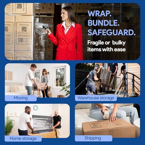 International Plastics Co. 18" Plastic Stretch Film/Wrap 1200ft 500% Stretch - Image 4