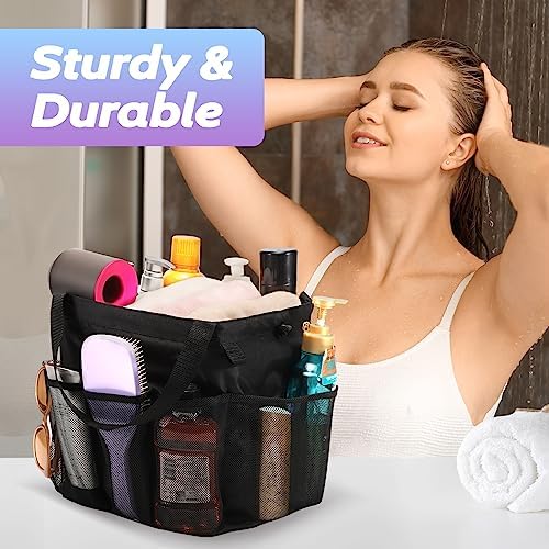 famichan Mesh Shower Caddy Portable, Dorm Room Essentials - Image 5