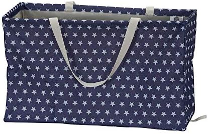 Household Essentials Blue with White Stars Krush Container All-Purpose Utility by HouseholdEssentials