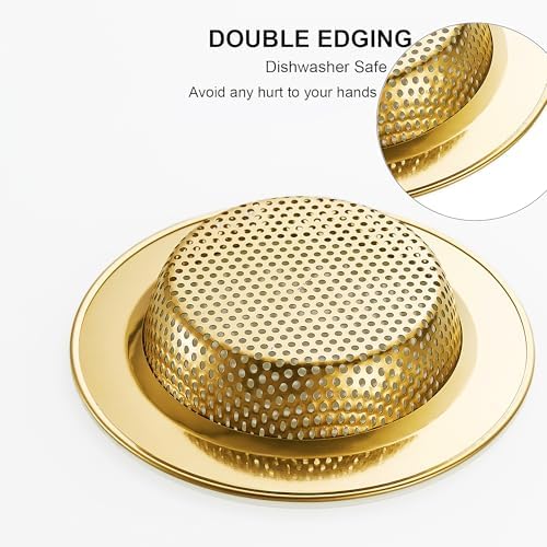 LASSHSWA Kitchen Sink Strainer Stainless Steel, Kitchen Sink Drain Strainer - Image 3