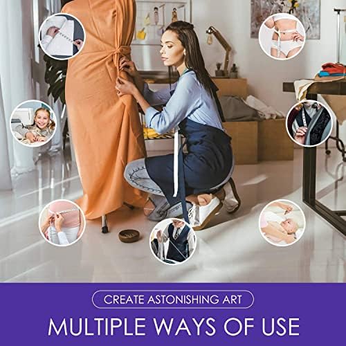 Tape Measure, iBayam Soft Tape Measure 60" Double Scale Body & Sewing - Image 3