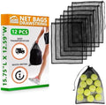 12 Pcs Mesh Laundry Bags Drawstring, 12.6x15.5 In by TheLittleGreenChange
