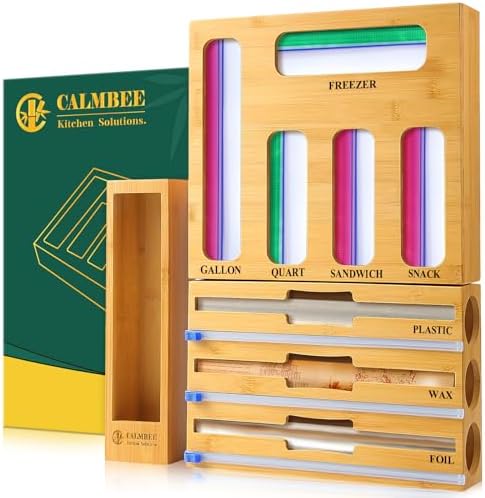 Calmbee 9 in 1 Bamboo Storage Bag Organizer by Calmbee