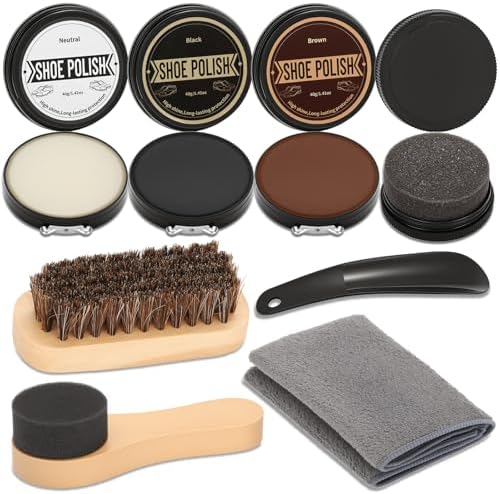 Cruzix Leather Shoe Polish Kit- Shoe Shine Gift by Cruzix