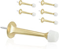 6 Pack Gold Solid Rigid Door Stops by KOVOSCH