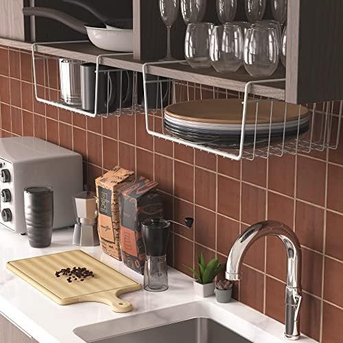 Simple Houseware 6PK Under Shelf Basket - Image 6