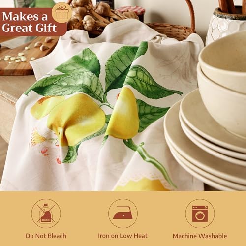 Maison d' Hermine Kitchen Towels Set of 3 Reusable 100% Cotton 27.50" x 20" - Image 5