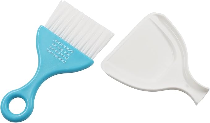 Hordion 3PCS Mini Dustpan Set, Small Dust Pan and Brush Set - Image 3