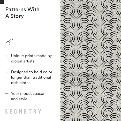 GEOMETRY Kitchen Dish Cloths - Image 5