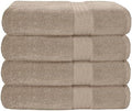 GLAMBURG Premium Cotton 4 Pack Bath Towel Set by GLAMBURG