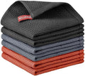 Nialnant 6 Pack Kitchen Towels, 100% Cotton Dish Cloth by Nialnant