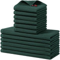 Homaxy 12 Pack 100% Cotton Kitchen Towels and Dishcloths Set by Homaxy