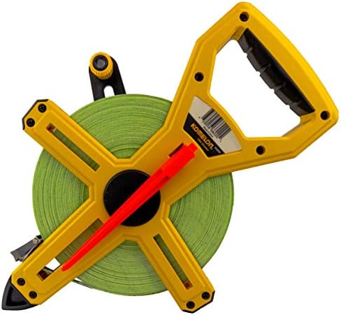 Komelon 6622IM Fiber Reel Long Open Reel Tape Measure Inch/Metric Scale - Image 3