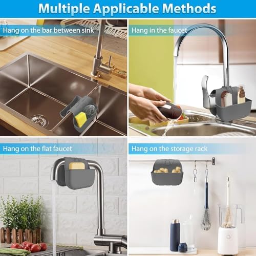 Silicone Sponge Holder for Kitchen Sink Caddy 1Pc - Image 6