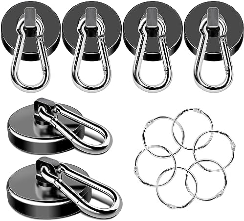 MIKEDE Strong Magnetic Hooks Heavy Duty 110LB+ Swivel Neodymium Magnets by MIKEDE