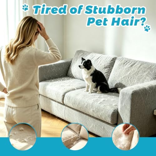 2-in-1 Rotating Pet Hair Remover Roller Washable Dog Cat Hair Tool - Image 2