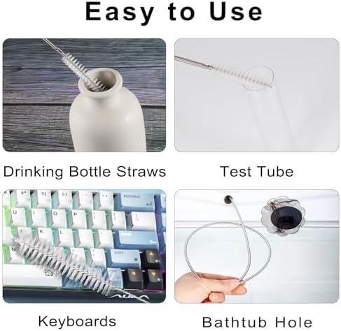 CiaraQ 11-Piece White Tube & Pipe Cleaning Brush Set - Image 7