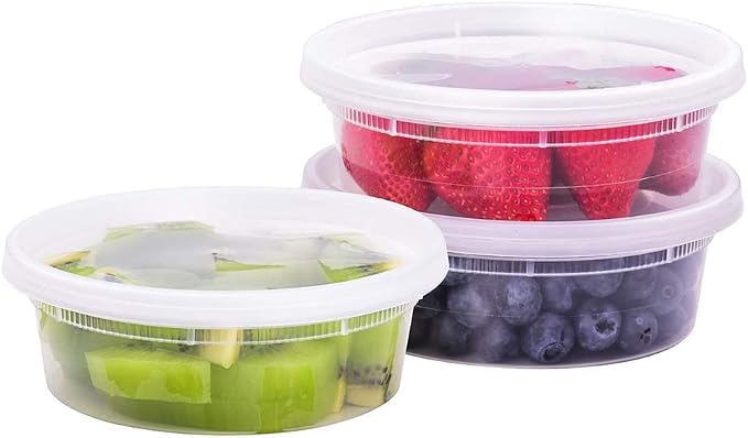 TashiBox [8 oz-50 Sets Plastic food storage containers - Image 2