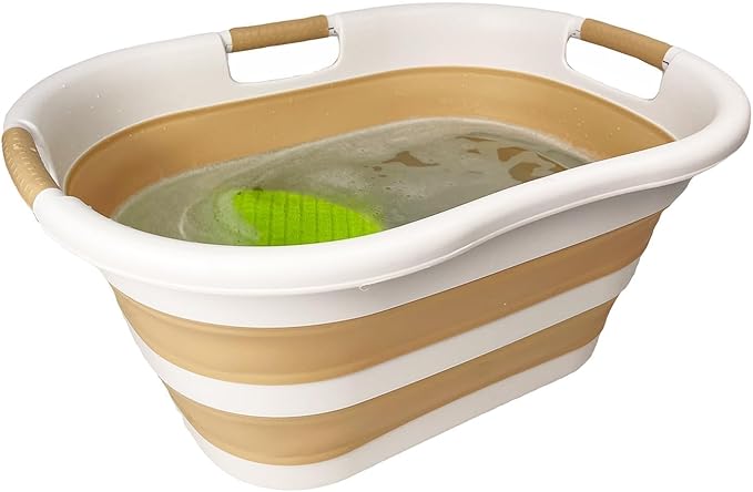SAMMART 40L Plastic Foldable Laundry Basket/Tub - Image 5