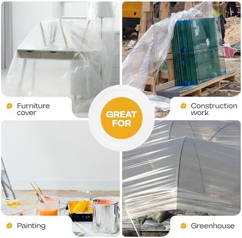 Plastic Sheeting 4 mil, Drop Cloth - Image 6