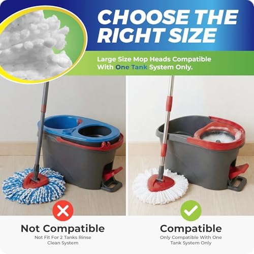 5Pack Mop Heads Replacements Compatible - Image 2