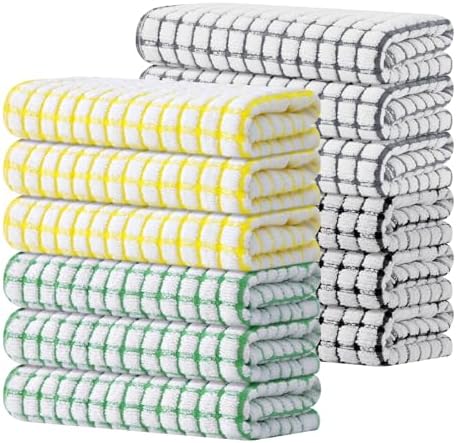 Kitinjoy Cotton 12 Pack Terry Kitchen Towels by Kitinjoy