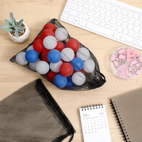 Grevosea 12Pcs Drawstring Mesh Bag, 8X12 Inch Nylon Mesh Drawstring Bags - Image 5
