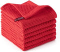 BOOMIBOO Kitchen Towels 6-Pack Kitchen Dish Cloths, 100% Cotton, 12x12 in by BOOMIBOO