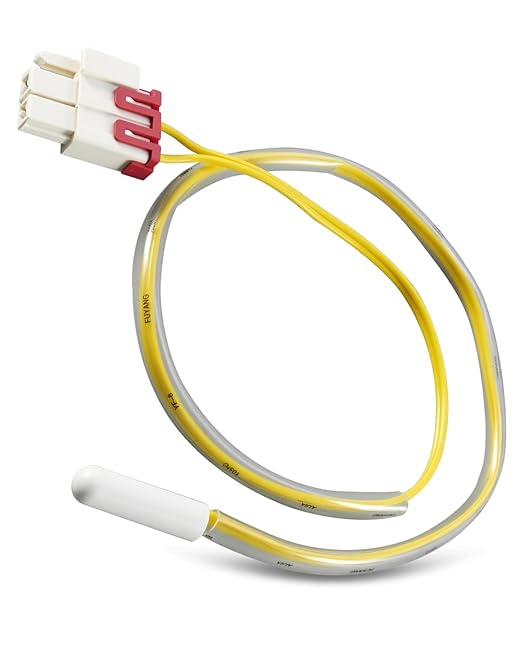 Refrigerator Thermometer Fit for Samsung S25H5111SR RF4287HARS RS261MDBP RF260BEAESR, Refrigerator Temperature Sensor Replace DA32-00024W