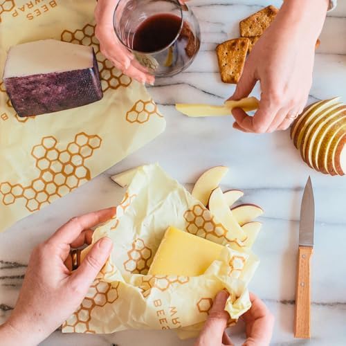 Bee's Wrap Beeswax Food Wraps, 3 Large Pack - Image 4