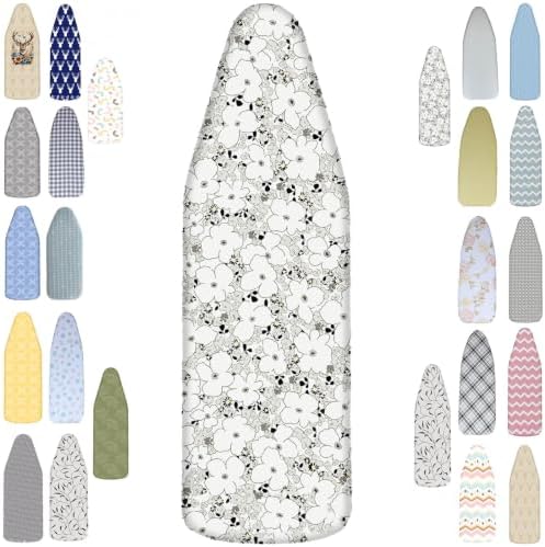 Insulated Mini Ironing Board Cover and Pad 11.8x35.4-15.7x43.3 Inch, 100% by Unknown